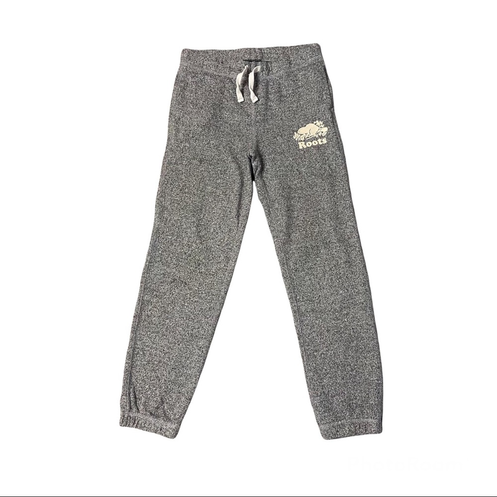 ROOTS Kids Salt & Pepper Joggers Sweatpants Size 10